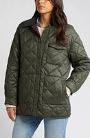 Sam Edelman Reversible Quilted Jacket Olive at Nordstrom,