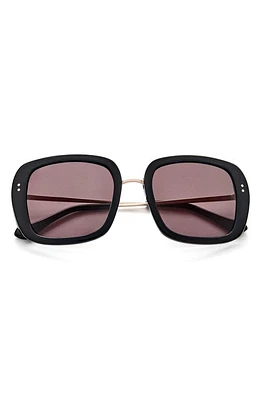 Gemma Styles Baker Street 52mm Square Sunglasses in Carbon at Nordstrom