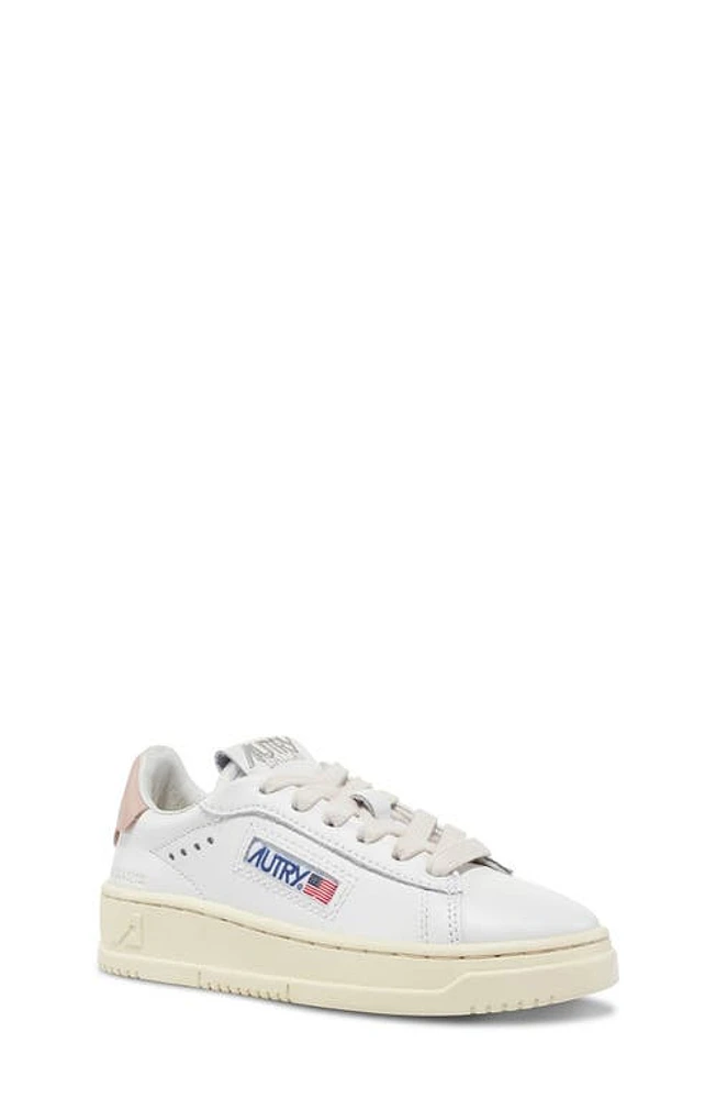 AUTRY Dallas Water Resistant Sneaker White/Powder at Nordstrom,