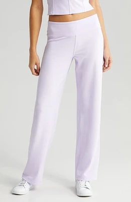 zella Soft Agile Wide Leg Pants Purple Secret at Nordstrom,