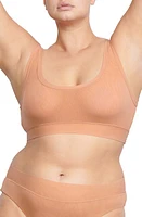 SKIMS Summer Mesh Scoop Bralette in Ochre at Nordstrom, Size Xx-Small