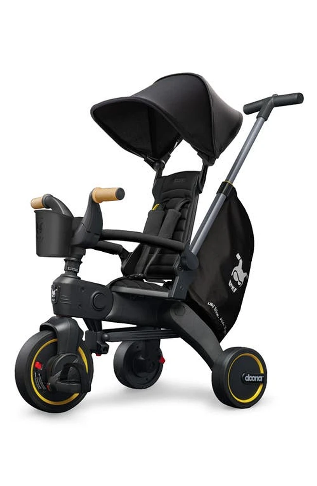 Doona Liki Convertible Stroller Trike in Nitro Black at Nordstrom