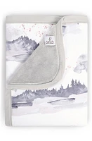 Oilo Misty Mountain Jersey Cuddle Blanket in Stone at Nordstrom