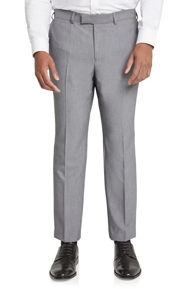 Johnny Bigg Moore Hyperstretch Slim Fit Dress Pants Steel at Nordstrom,