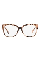 Michael Kors Palawan 54mm Square Optical Glasses in Pink Tortoise at Nordstrom