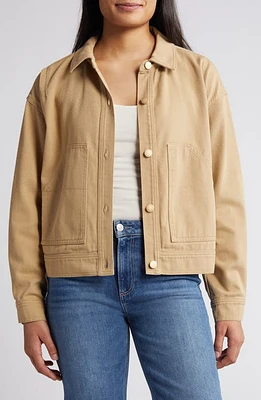 Wit & Wisdom Cotton Twill Utility Jacket at Nordstrom,