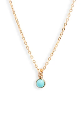 Set & Stones River Turquoise Pendant Necklace in Gold at Nordstrom