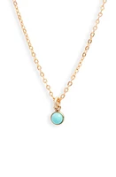 Set & Stones River Turquoise Pendant Necklace in Gold at Nordstrom