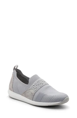 ara Lynn Knit Slip-On Sneaker Pebble Wovenstretch at Nordstrom,