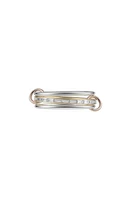 Spinelli Kilcollin Rhea Diamond & Mixed Metal Stack Ring in White Gold/Gold/Rose Gold at Nordstrom