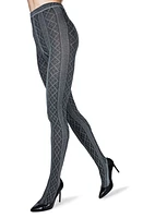 MeMoi Juneau Diamonds Sweater Tights Heather at Nordstrom,