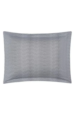 Matouk Jasper Cotton Sateen PIllow Sham in Charcoal at Nordstrom