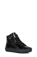 Geox Kalispera 19 High Top Sneaker Black at Nordstrom