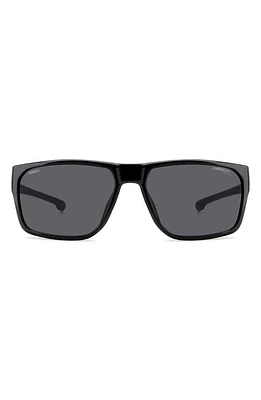 Carrera Eyewear x Ducati 59mm Rectangular Sunglasses in Black/Grey at Nordstrom