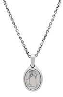 John Varvatos Artisan Howlite Pendant Sterling Silver Necklace at Nordstrom, Size 24