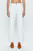 Pistola Lexi Carpenter Jeans White at Nordstrom,