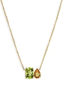 Bony Levy 14K Gold Citrine & Peridot Pendant Necklace in 14K Yellow Gold at Nordstrom, Size 18