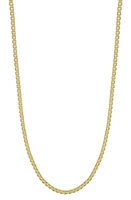 Bony Levy Men's 14K Gold Box Chain Necklace Yellow at Nordstrom,