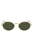 Ray-Ban 51mm Oval Sunglasses in Gold at Nordstrom