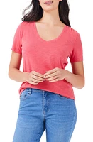 NZT by NIC+ZOE V-Neck Cotton Blend T-Shirt at Nordstrom,