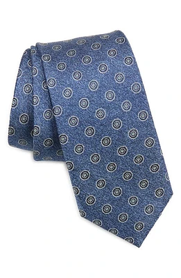 Nordstrom Boyd Medallion Silk Tie in Blue/green at Nordstrom