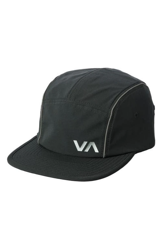 RVCA Yogger Strapback Baseball Cap in Black at Nordstrom