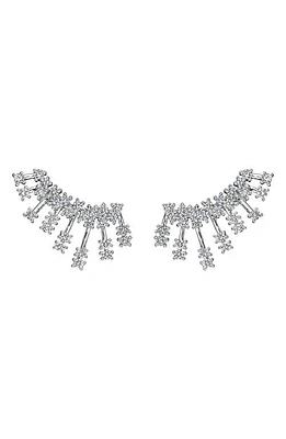 Hueb Luminus Diamond Ear Crawlers in White Gold at Nordstrom