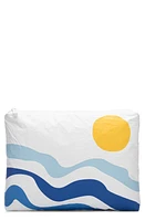 Aloha Collection Medium Water Resistant Tyvek Zip Pouch in Soleil at Nordstrom