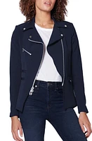 Veronica Beard Hadley Neoprene Moto Jacket at Nordstrom,