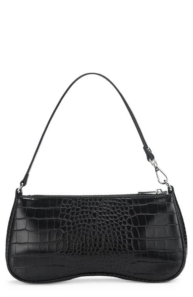 JW PEI Eva Croc Embossed Faux Leather Convertible Shoulder Bag in Croc at Nordstrom