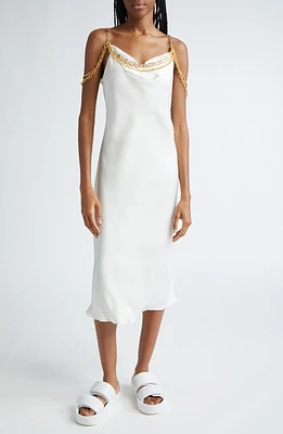 Rabanne Chain Strap Dress Natural White at Nordstrom, Us