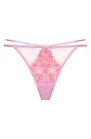 Hunkemöller Lillia Mesh G-String in Pastel Lavender at Nordstrom, Size X-Large