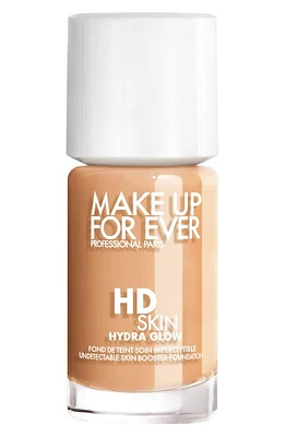 Make Up For Ever HD Skin Hydra Glow Skin Care Foundation with Hyaluronic Acid in 2R28 - Cool Sand at Nordstrom