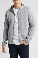 Peter Millar Orion Quilted Performance Zip Hoodie at Nordstrom,