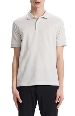 Theory Zelig Jacquard Stripe Cotton Polo at Nordstrom,