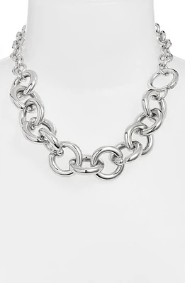 Jenny Bird Florence Link Necklace in High Polish Silver at Nordstrom