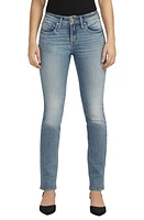 Silver Jeans Co. Suki Curvy Mid Rise Slim Straight Leg Indigo at Nordstrom, X