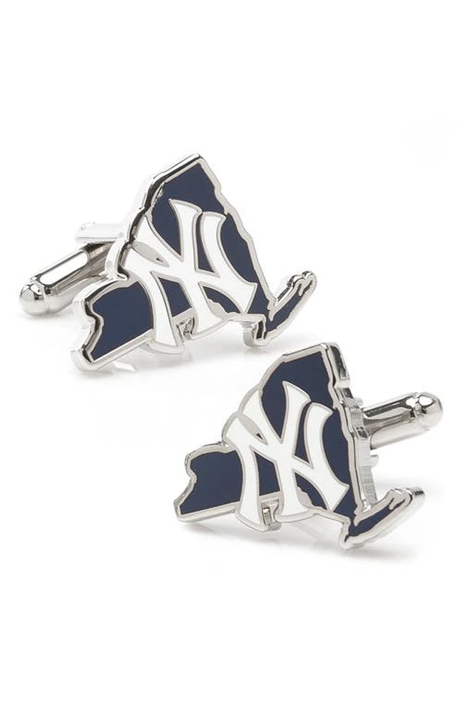 Cufflinks, Inc. New York Yankees Cuff Links in New York Yankees State Shaped at Nordstrom