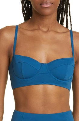 Ulla Johnson Zahara Underwire Bikini Top in Tropic at Nordstrom, Size Petite