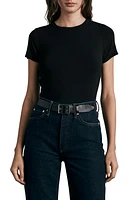 rag & bone ICONS Luca Baby Tee Black at Nordstrom,