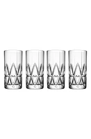 Orrefors Peak Set of 4 Highball Glasses in Clear at Nordstrom