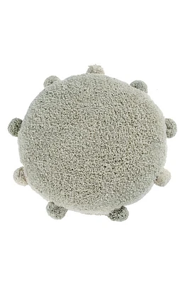 Lorena Canals Bubbly Pompom Trim Floor Cushion in Olive at Nordstrom