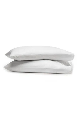 Boll & Branch Set of 2 Percale Hemmed Pillowcases in Pewter at Nordstrom