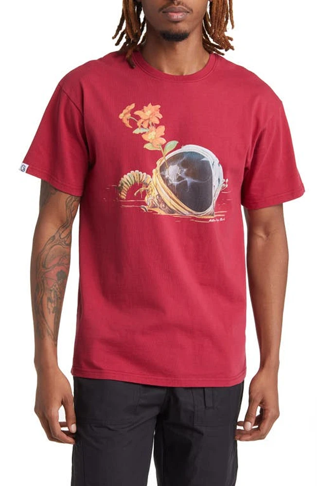 Billionaire Boys Club New Life Cotton Graphic T-Shirt in Rumba Red at Nordstrom, Size Large