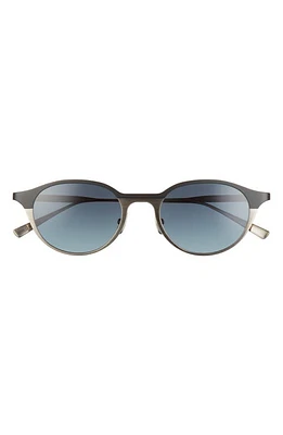 SALT. Torres 48mm Polarized Sunglasses in Black Sand/Silver/Denim at Nordstrom