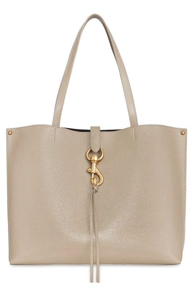 Rebecca Minkoff Megan Leather Tote in Stone at Nordstrom