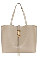 Rebecca Minkoff Megan Leather Tote in Stone at Nordstrom