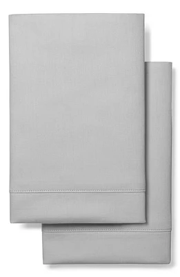 Boll & Branch Signature Soft 300 Thread Count Set of 2 Organic Cotton Pillowcases in Pewter at Nordstrom