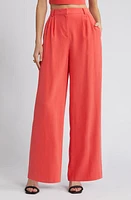 Open Edit High Waist Wide Leg Trousers at Nordstrom,