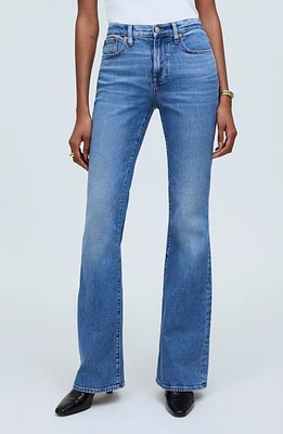 Madewell Flea Market High Waist Flare Jeans Amaretto Wash at Nordstrom,